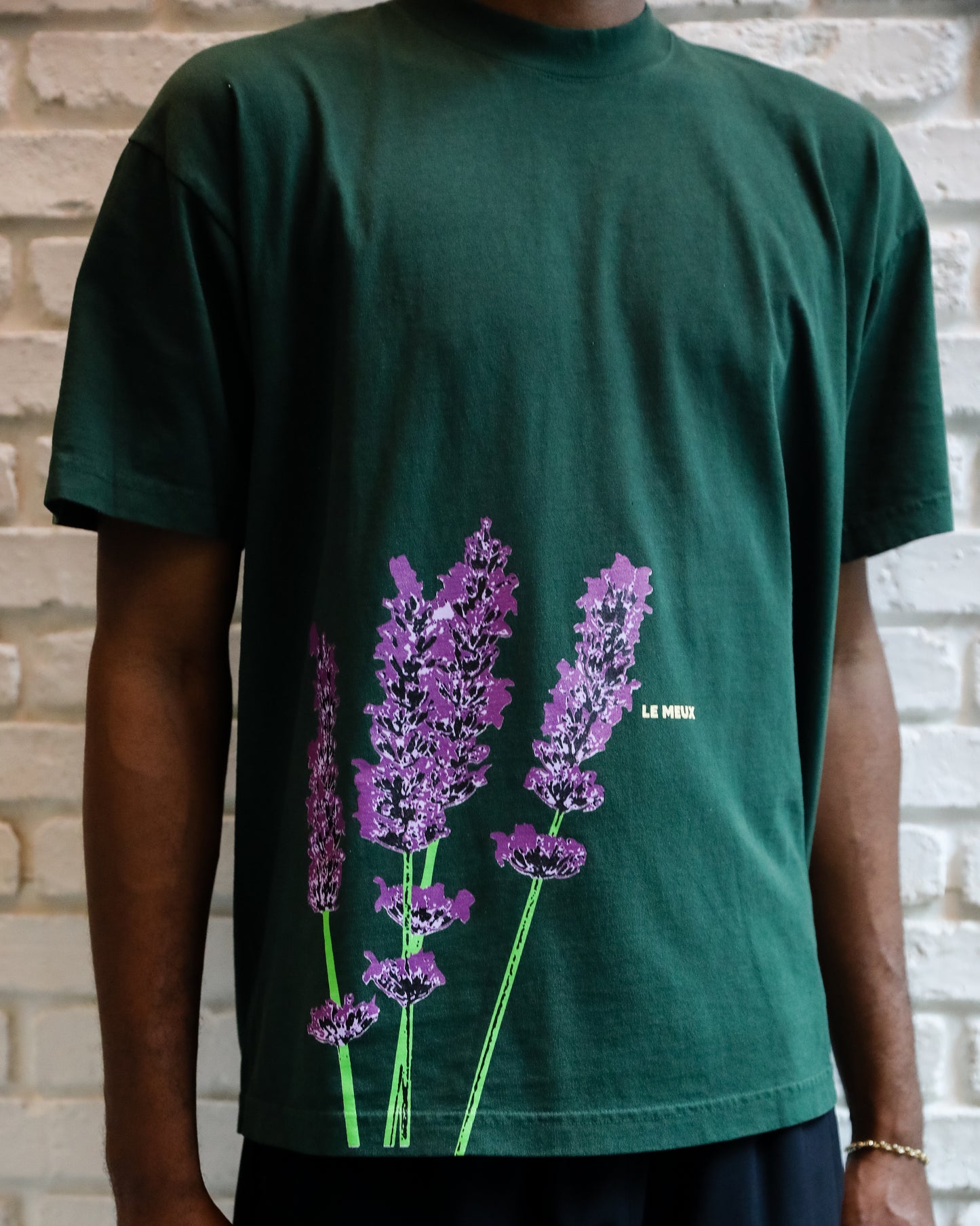 Lavender Graphic T-shirt - Green