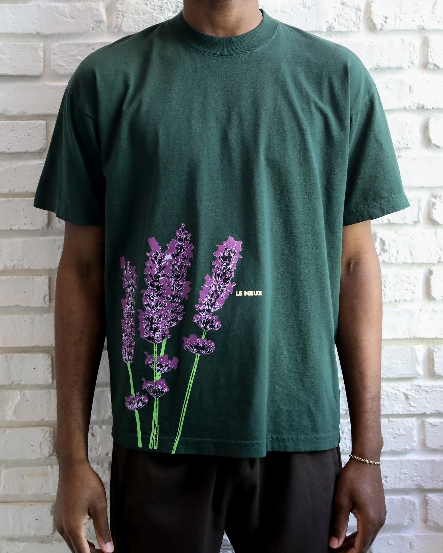 Lavender Graphic T-shirt - Green