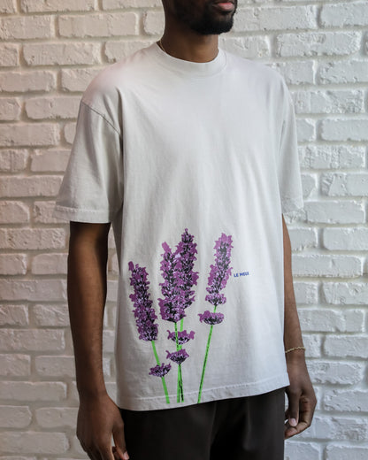 Lavender Graphic T-shirt - Cement