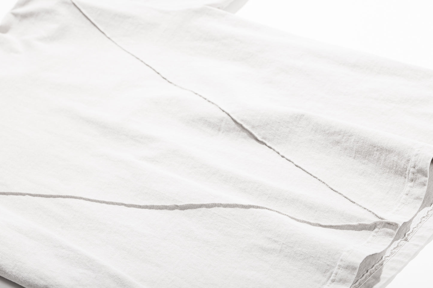 Seamed Long Sleeve T Shirt - Bone