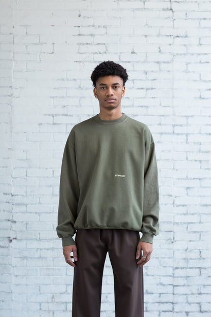 Lavender Crewneck - Army
