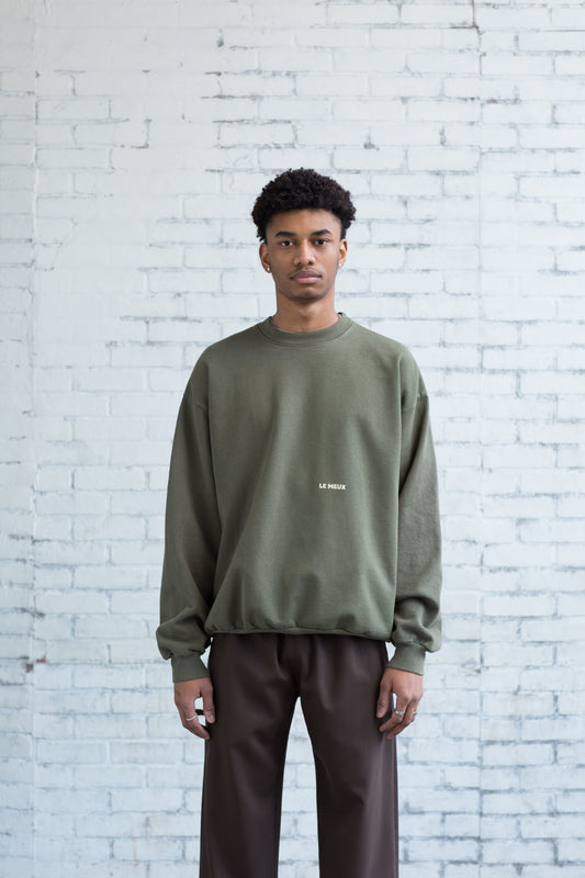 Lavender Crewneck - Army